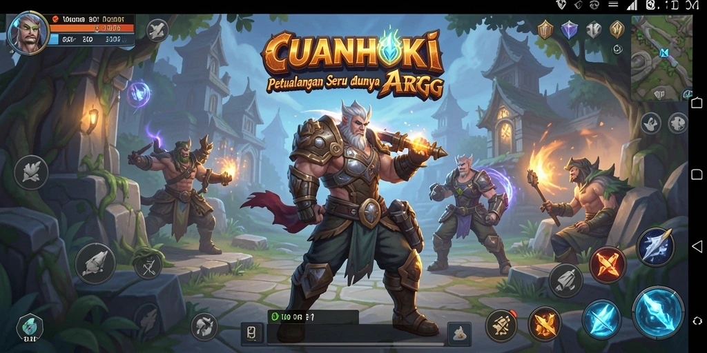 Gameplay seru dan grafis menawan dalam CUANHOKI.
