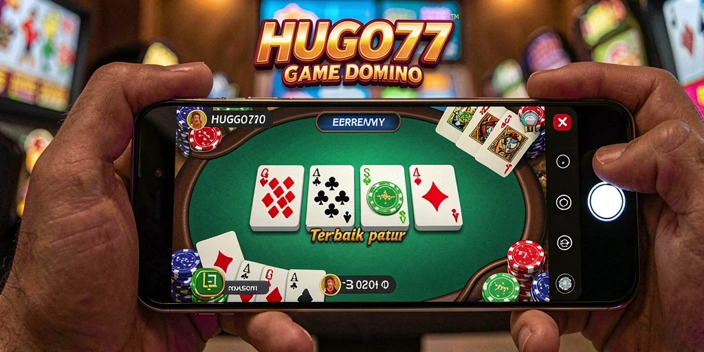 Tampilan menarik dari gameplay Domino HUGO77 yang mengasyikkan.