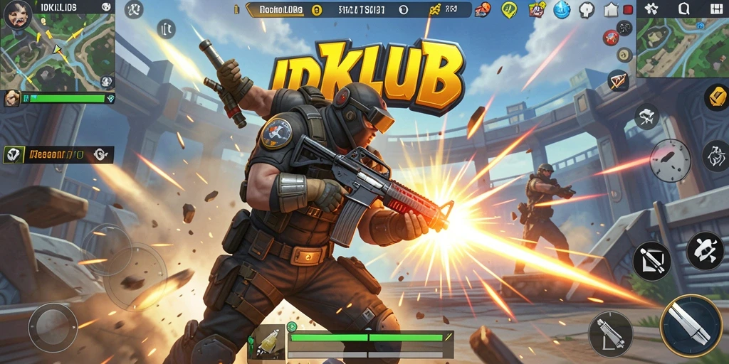 Gameplay mendebarkan dari IDKLUB dengan aksi seru.