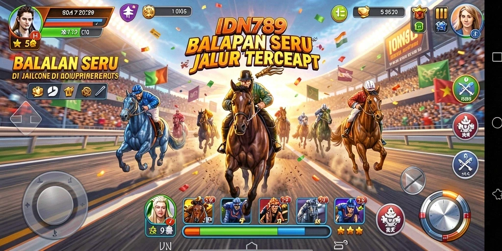 Tampilan gameplay balapan seru di IDN789 dengan grafik memukau.