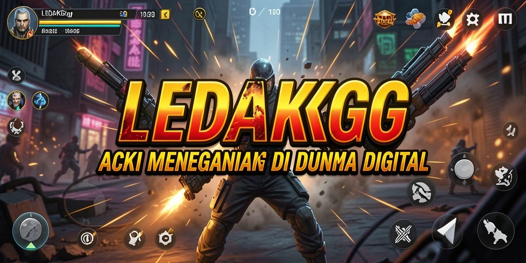 Screenshot gameplay LEDAKGG yang menunjukkan aksi seru.