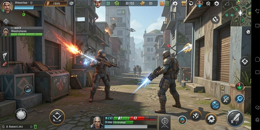 Tampilan gameplay menakjubkan RK77 dengan strategi yang mendebarkan.