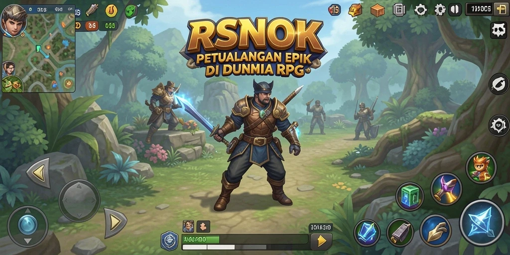 Gameplay seru dalam RSNOK, penuh aksi dan petualangan.
