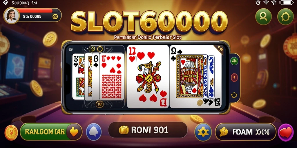 Tampilan Screenshot SLOT6000 yang menunjukkan momen mendebarkan dalam permainan Domino.