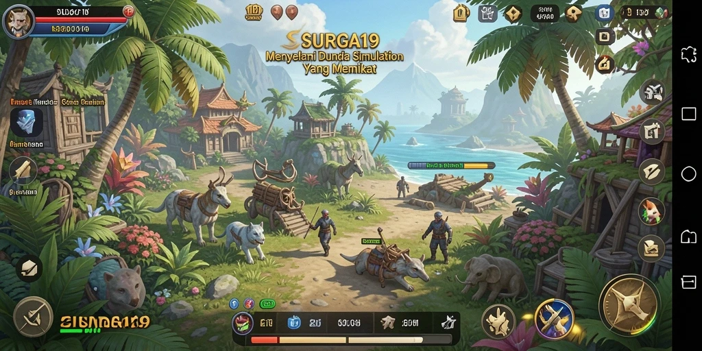 Screenshot SURGA19 menampilkan momen seru dalam gameplay Simulation.